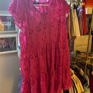 GENERATION LOVE pink mini dress